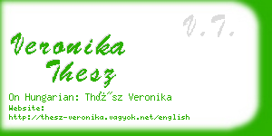 veronika thesz business card